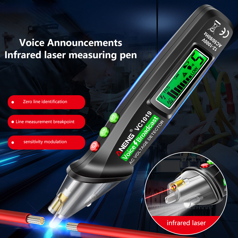 Circuit Breaker Finder - ANENG VC1019 Stroomonderbrekerzoeker met stemuitzending en