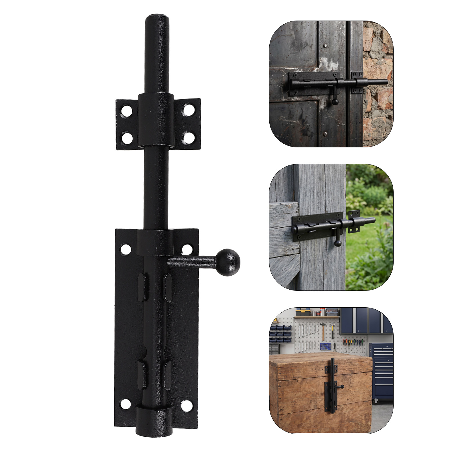 Home Improvement Fence - 8 inch deurvergrendeling, kogelbout, schuifbout, bootvergrendeling,