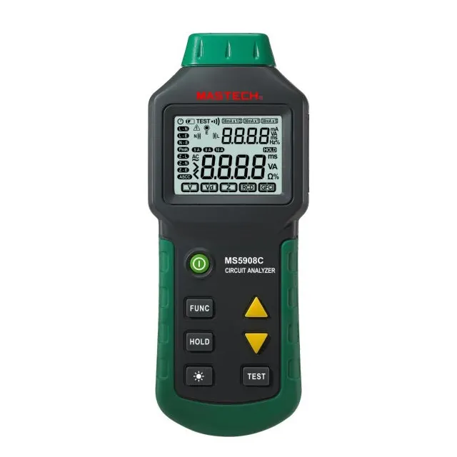 MASTECH MS5908C LCD Circuit An - Circuit Breaker Finder recensie en prijs