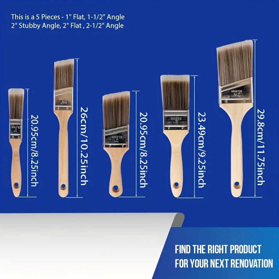 5-delige hoogwaardige kwast BB - Wood Stain Brush recensie en prijs