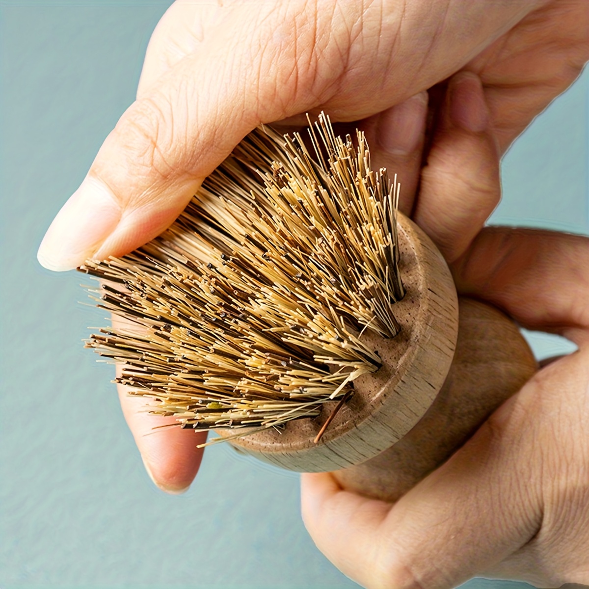 1 stuk massief houten afwasbor - Wood Stain Brush recensie en prijs