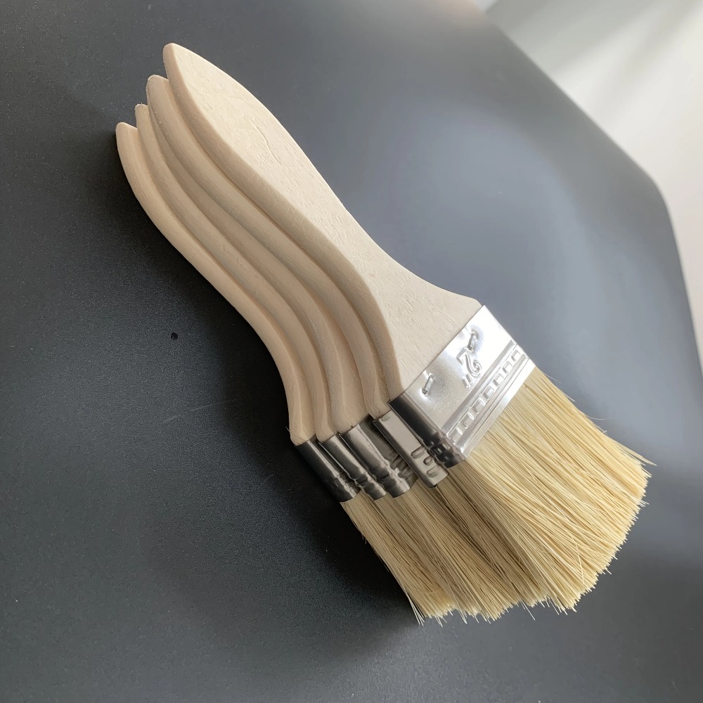 Houten verfkwastenset met ergo - Wood Stain Brush recensie en prijs