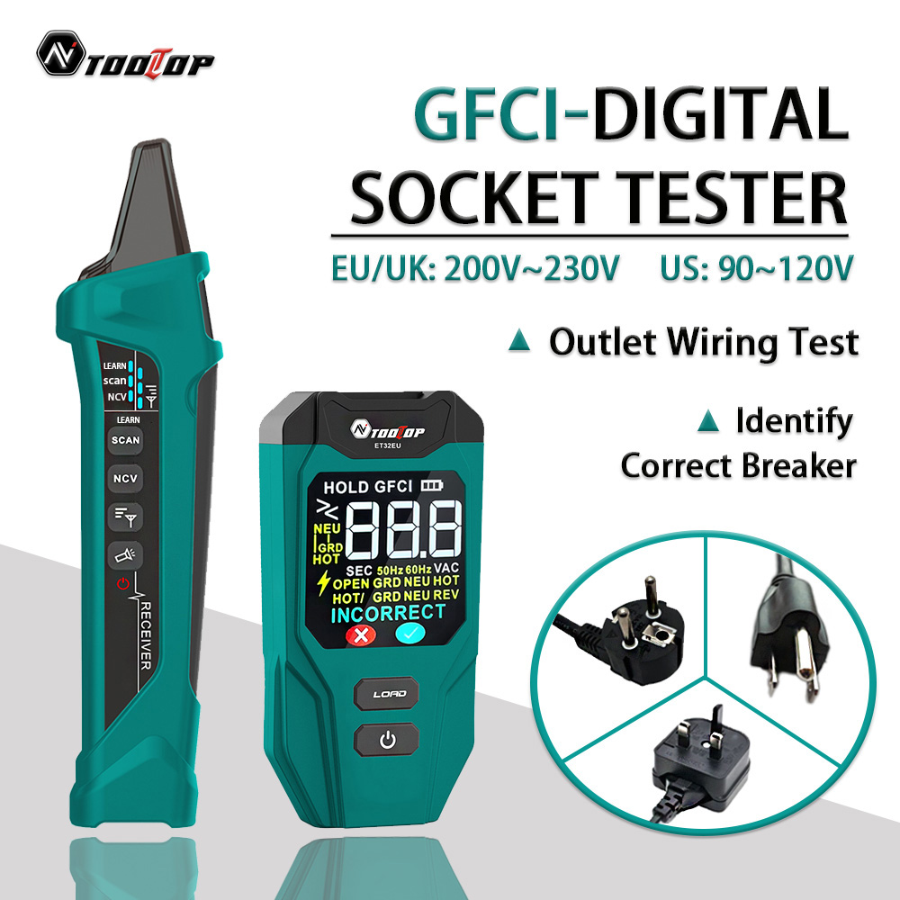 TOOLTOP ET32 Digitale stroomon - Circuit Breaker Finder recensie en prijs