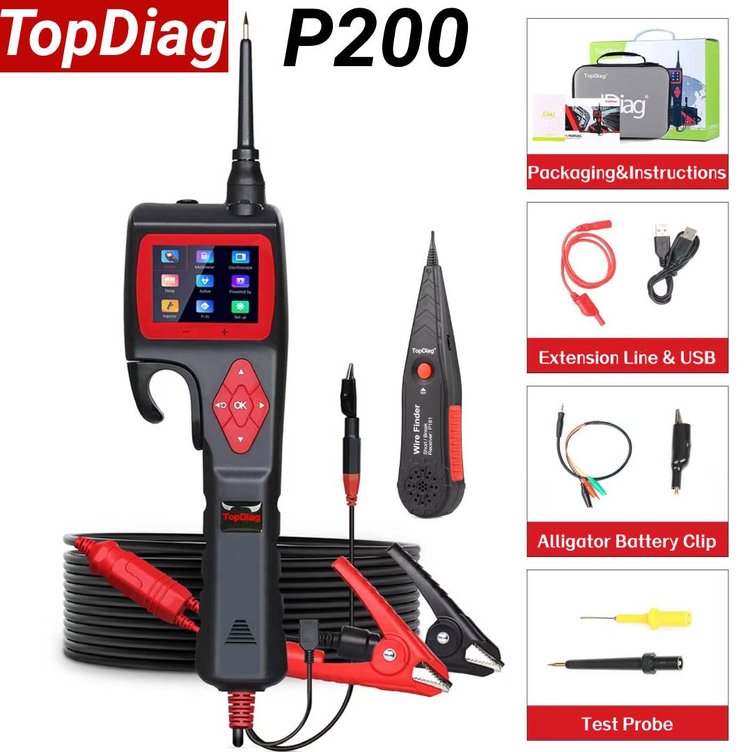 Nieuwste Topdiag P200 Power Ci - Circuit Breaker Finder recensie en prijs