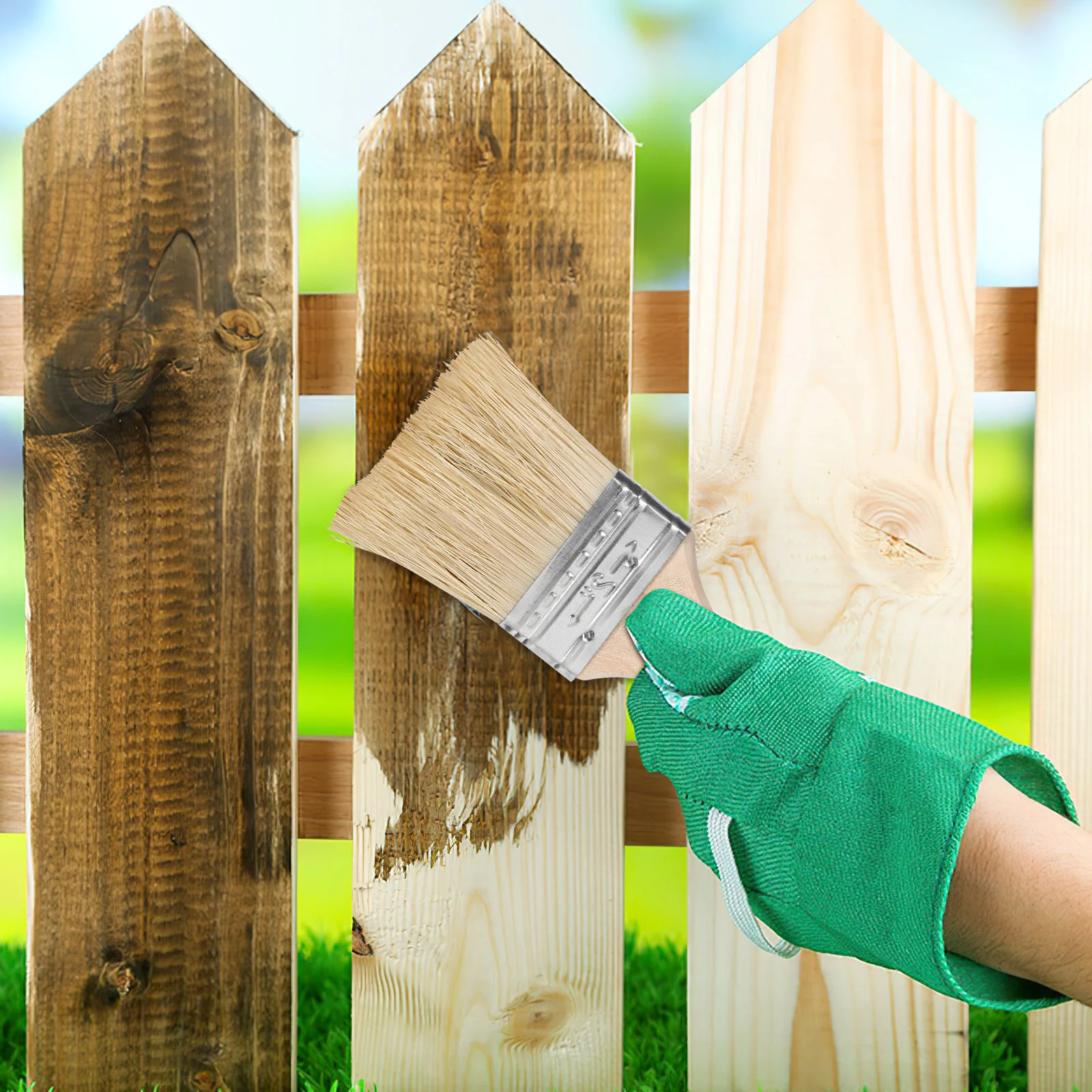 10-delige set verdikte houten  - Wood Stain Brush recensie en prijs